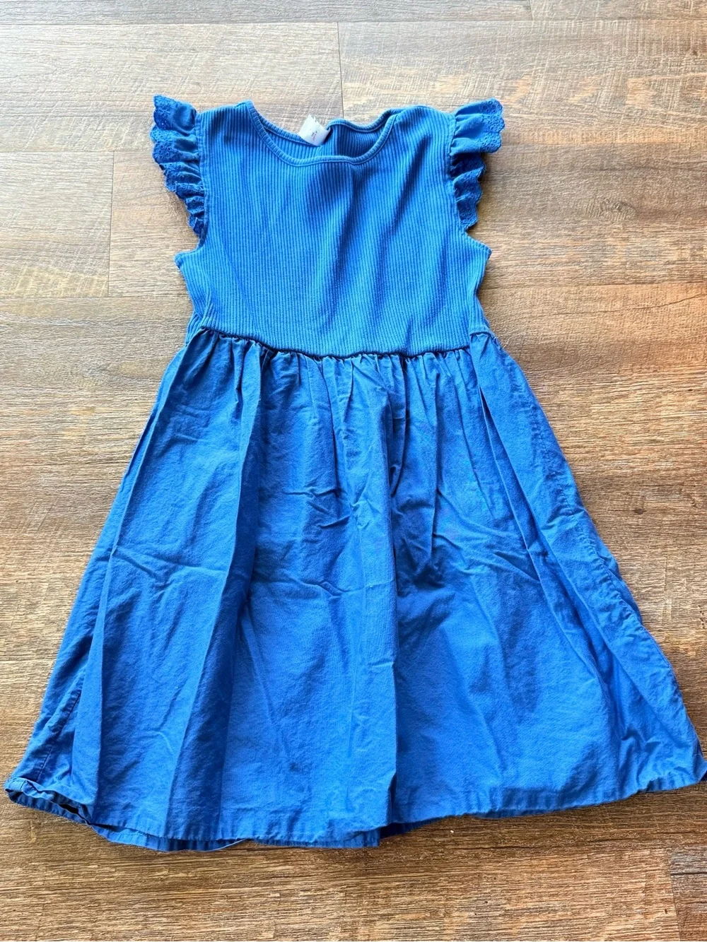 Old Navy Royal Blue Ruffle Sleeve Dress size 6